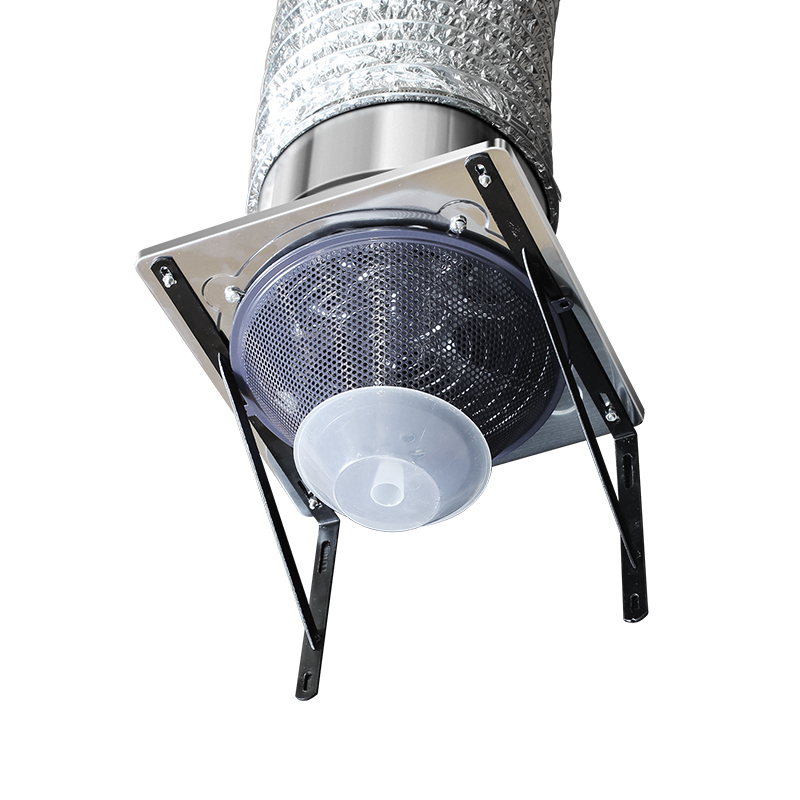 Tudung jarak persegi dengan pendakap, tudung julat sederhana dan berkuasa dengan pendakap untuk kegunaan isi rumah